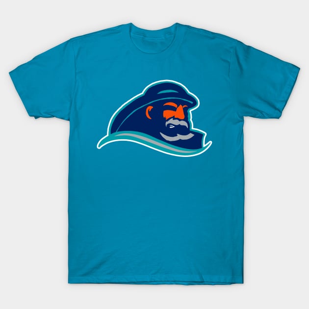 Fisherman Style (teal) T-Shirt by Lightning Bolt Designs